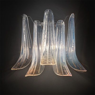 Cesta de frutas 8 luces - Lámpara de cristal de Murano