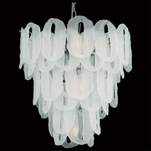 Aqua - Lampadario in vetro di Murano