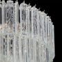 Aqua - Lámpara de pared de Murano 1 luz Cristal Oro