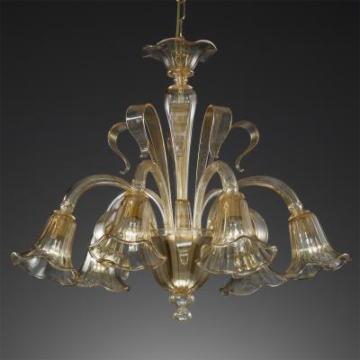 Calipso - Lampadario in vetro di Murano