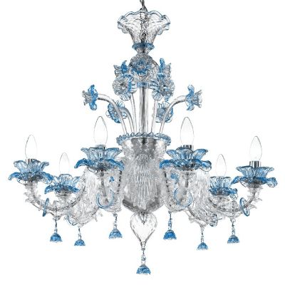 Romina - Lámpara de cristal de Murano