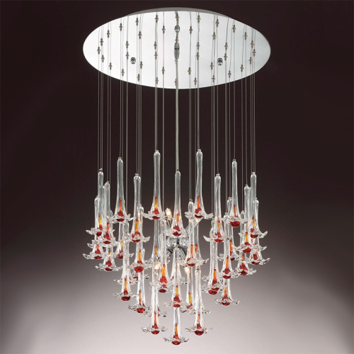Bruxelles - Lampadario in vetro di Murano Ca' Rezzonico