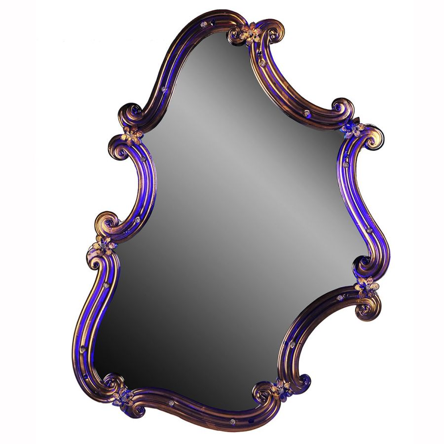 Sghembo Blue - Specchio veneziano