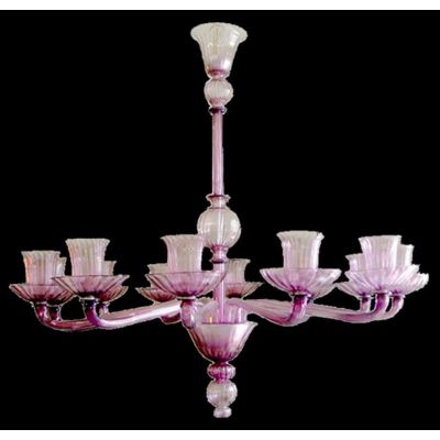 Wine cups - Murano glass chandelier